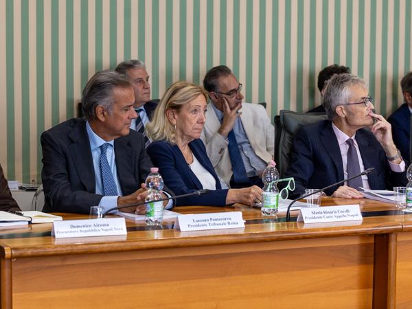 Lorenzo Pontecorvo, Maria Rosaria Covelli, Giuseppe Amato - Sala Livatino presentazione progetto "Help Ispettorato"