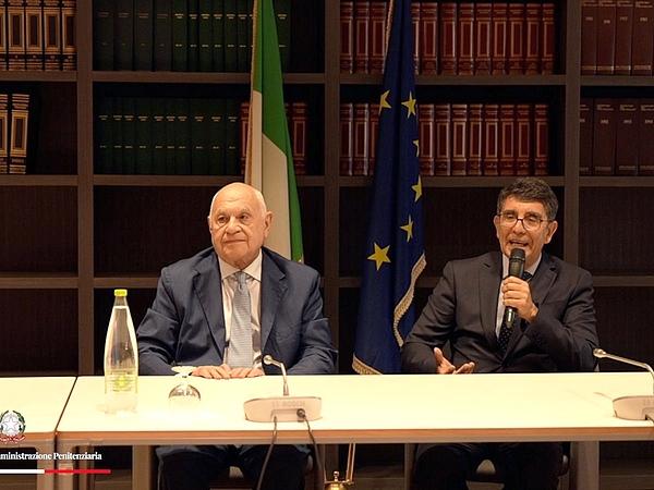 1 insediamento dap stefano carmine de michele con ministro nordio (credit foto mingiustizia)