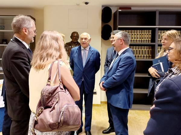 1 nordio con delegazione francese in visita al dap (credit foto mingiustizia)