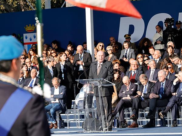Ministro Nordio alla Cerimonia del 206&deg; anniversario del Corpo di Polizia Penitenziaria (foto Doriano Ciardo)
