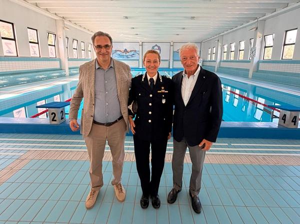 Palestra del centro sportivo Fiamme azzurre - Foto del ministero della Giustizia