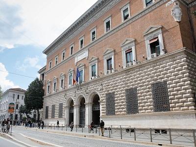 Facciata palazzo del Ministero della Giustizia
