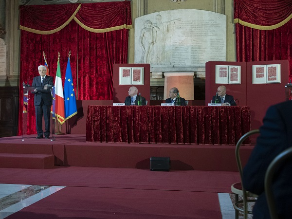 Il Presidente della Repubblica Sergio Mattarella a Napoli,Castel Capuano,in occasione della cerimonia d&rsquo;inaugurazione della terza sede della Scuola Superiore della Magistratura e di presentazione dell&rsquo;anno formativo 2023 (foto di Francesco Ammendola - Ufficio per la Stampa e la Comunicazione della Presidenza della Repubblica)