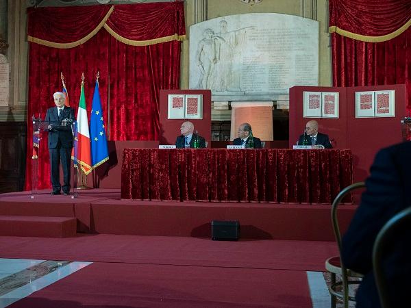 Il Presidente della Repubblica Sergio Mattarella a Napoli,Castel Capuano,in occasione della cerimonia d&rsquo;inaugurazione della terza sede della Scuola Superiore della Magistratura e di presentazione dell&rsquo;anno formativo 2023 (foto di Francesco Ammendola - Ufficio per la Stampa e la Comunicazione della Presidenza della Repubblica)