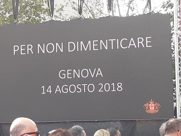 cerimonia ponte morandi genova
