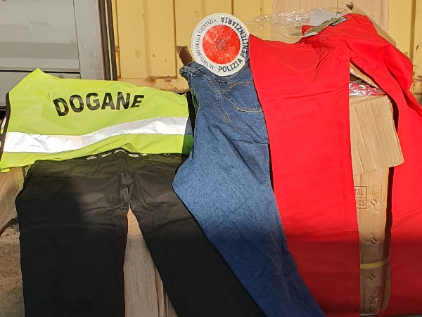 devoluzione pantaloni detenuti accordo dogane-dap