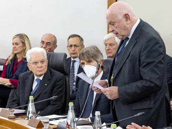 Il ministro Nordio interviene al plenum del Csm