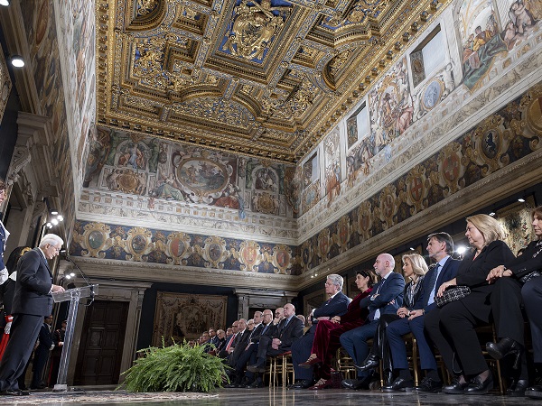 Il Presidente Mattarella incontra i neo-magistrati al Quirinale