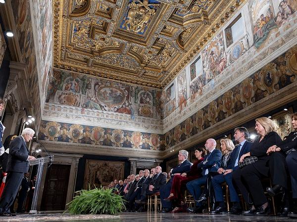 Il Presidente Mattarella incontra i neo-magistrati al Quirinale