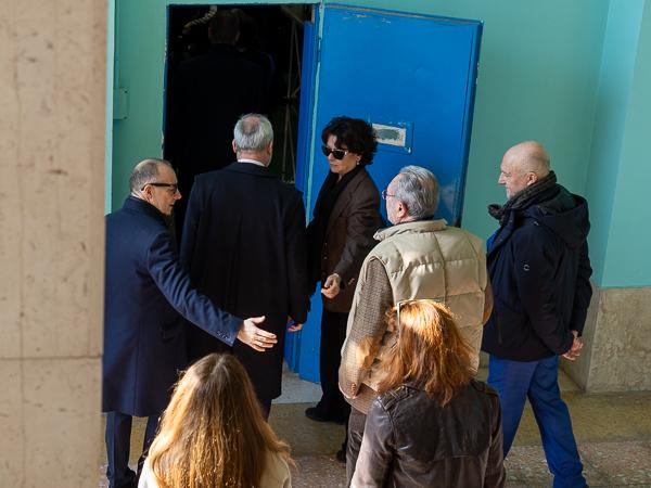 Entrata della palestra dell'IPM di Casal del Marmo