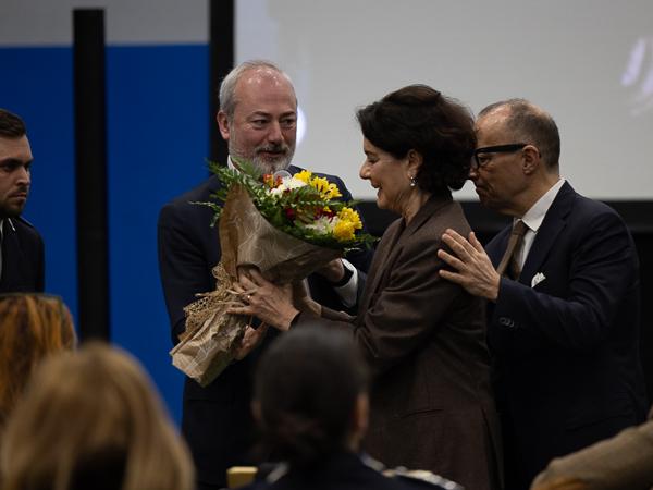 Andrea Ostellari, Antonio Sangermano e Monica Guerritore