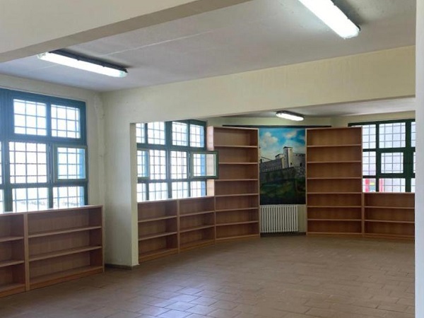 Biblioteca centrale Casa circondariale Santa Maria Capua Vetere (Credit: Ministero della Giustizia)