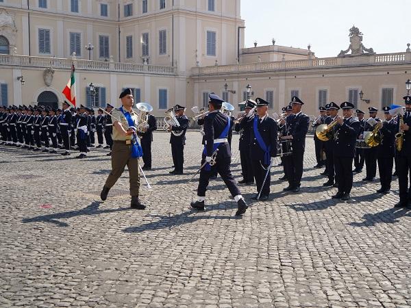 Cambio della guardia d&rsquo;onore della Penitenziaria al Quirinale