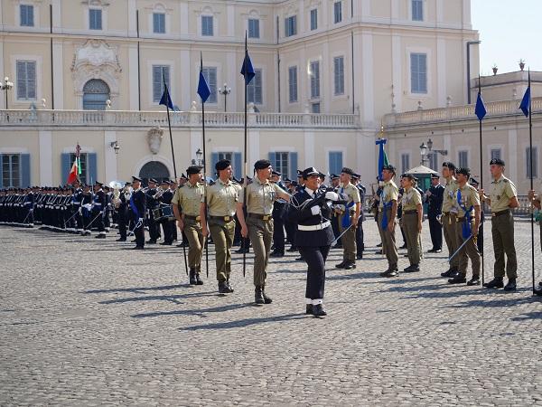 Cambio della guardia d&rsquo;onore della Penitenziaria al Quirinale