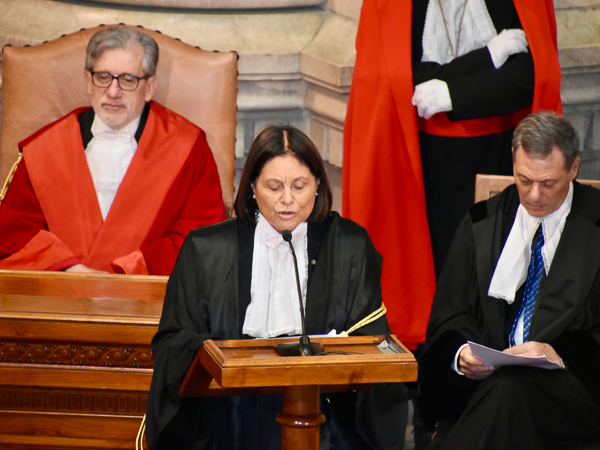 Inaugurazione anno giudiziario 2026 - Corte suprema di Cassazione, 30 gennaio 2026 - Avvocato generale dello Stato, Gabriella Palmieri Sandulli (foto Ministero della giustizia)