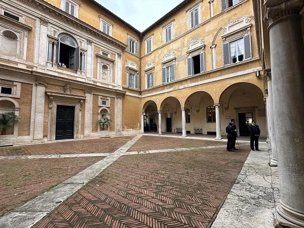 Casellario - Prospettiva cortile (foto Ministero Giustizia)