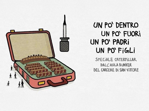 Speciale Caterpillar dall'aula bunker di San Vittore (illustrazione di Andrea Spinelli)