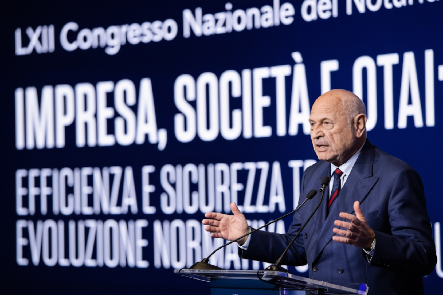 L'intervento del ministro Nordio al Congresso del Notariato, ottobre 2026