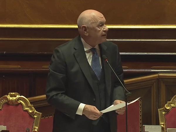 Il ministro Nordio risponde al Question time in Senato