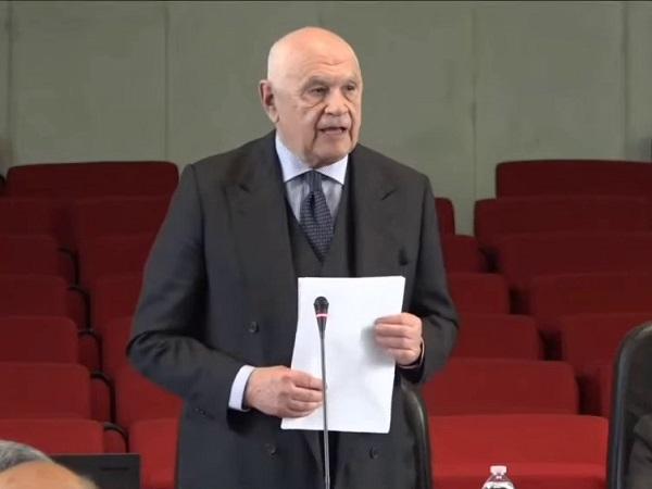 Ministro Nordio al Palazzo di Giustizia di Milano (foto del Ministero della Giustizia)