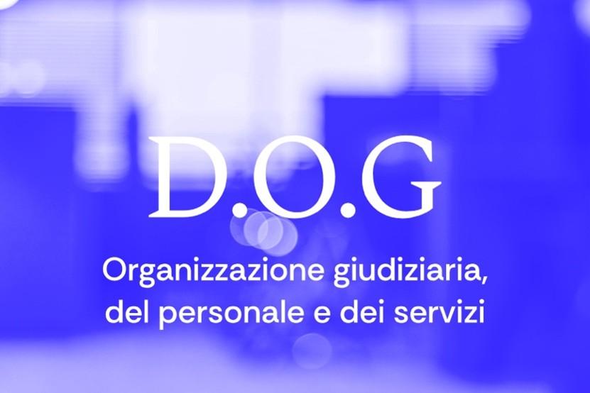Targa_Dog (Dipartimento organizzazione giudiziaria) (Foto: ministero Giustizia)