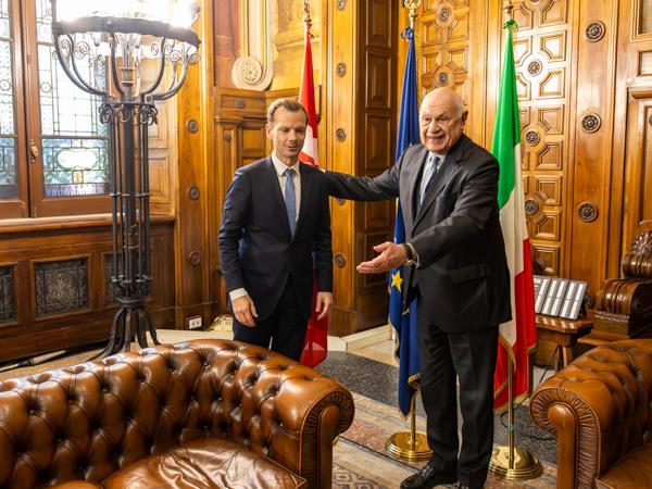 Visita del ministro della Giustizia danese Peter Hummelgaard