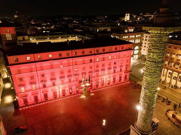 Palazzo Chigi 25 novembre 2022 nella Giornata contro la violenza sulle donne 2022