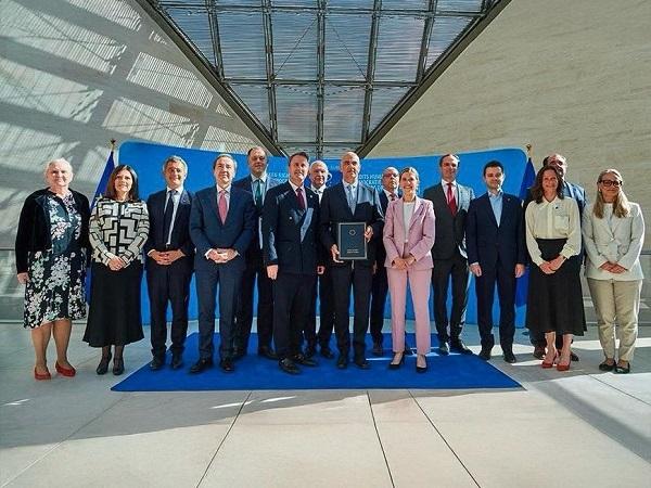 Foto di gruppo in Lussemburgo
