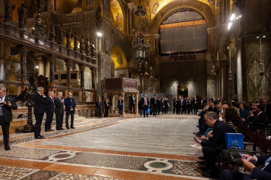 G7 Italia Venezia visita basilica - ph Nicholas Berardo-4