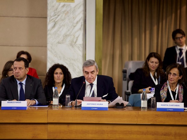 G7 VG - 13nov24 - Antonio Mura e Marta Cartabia (foto del Ministero della giustizia)