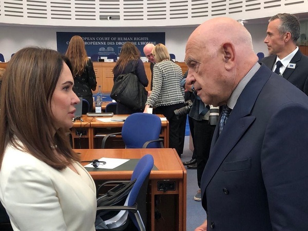Ministro Nordio con sig.ra Mudra, già vice ministro della giustizia (foto ministero giustizia)