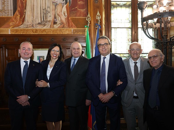 Nordio, Sisto, Ostellari e Felice Maurizio D'Ettore presidente del collegio del Garante nazionale dei diritti delle persone private della libertà personale.
