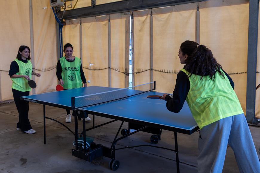 Giochi della speranza - partita di ping pong