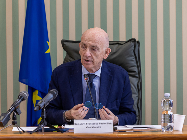 Francesco Paolo Sisto - Viceministro (foto Ministero della giustizia)