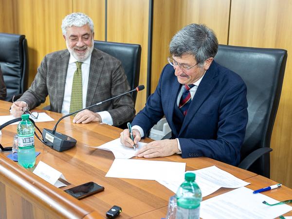 Francesco Oddi (Presidente del Tribunale di Viterbo) - Mario Palazzi (Procuratore capo della Repubblica di Viterbo)