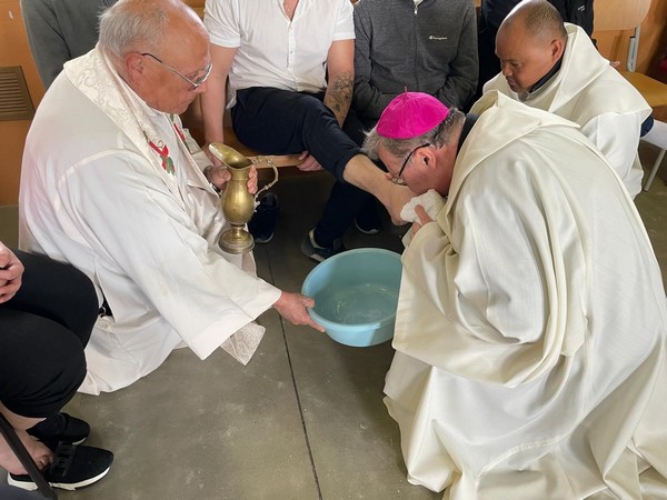 Teramo, Messa in Coena Domini e Lavanda dei piedi in carcere