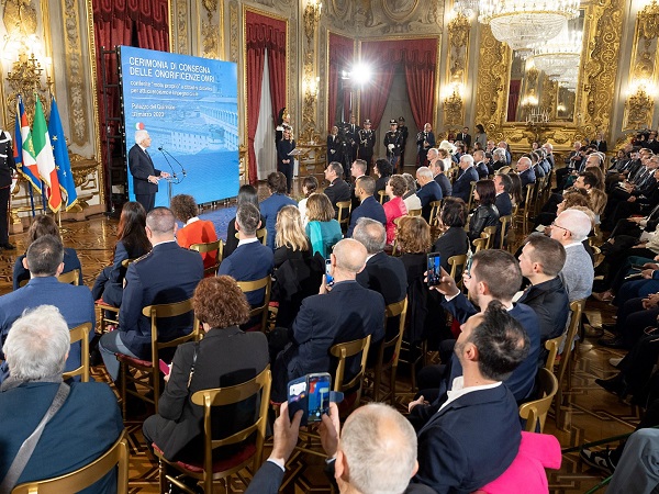 Mattarella_onoreficenze motu propriu_Quirinale (Credit: Quirinale)