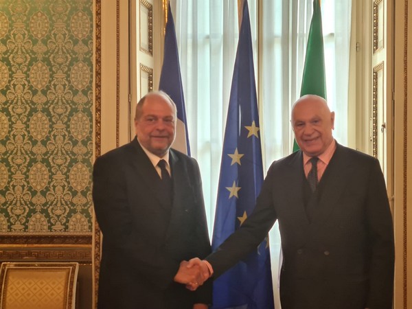 Milano, 28 aprile 23 - Nordio e Dupond-Moretti in prefettura (foto del Ministero della giustizia)