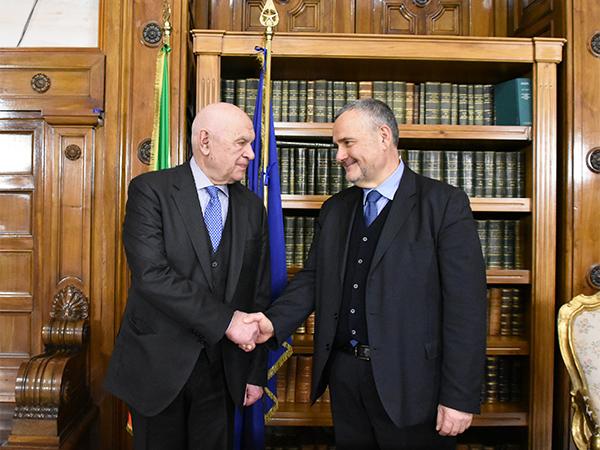 Il ministro Nordio incontra il Capo del Dag Luigi Birritteri