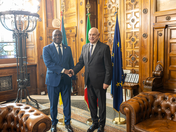 Nordio incontra l'omologo del Mozambico Mateus da Cecilia Feniasse Saize