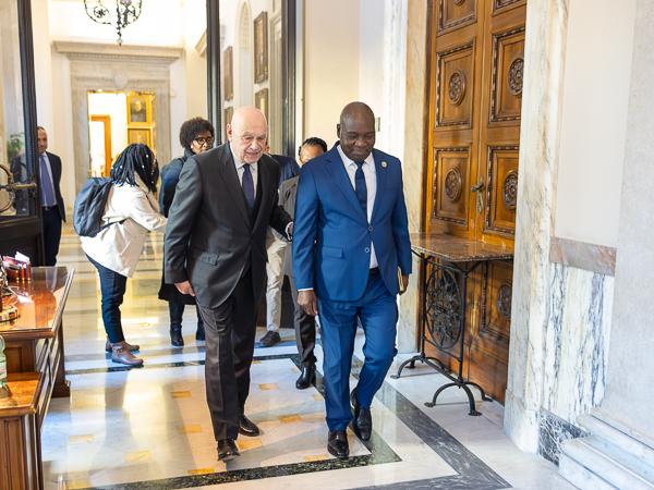 Nordio incontra l'omologo del Mozambico Mateus da Cecilia Feniasse Saize