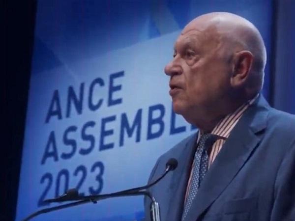 Nordio all'assemblea 2023 Ance (Credit: ministero della Giustizia)