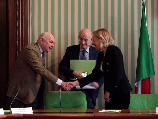 Tavolo tecnico_Il ministro Nordio e il Capo dell'Ispettorato Maria Rosaria Covelli