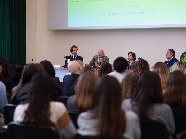 Nordio_Giulio Cesare_incontro studenti 3 (Foto: Giovanni Donnadio/Ministero Giustizia)