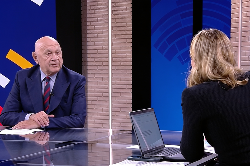 Nordio intervistato da Pancheri a Sky Tg 24 Start