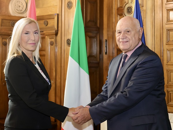 Il Ministro Nordio incontra l&rsquo;omologa serba Maja Popović