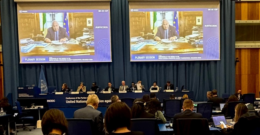 Nordio_video-intervento alla 13^ Conferenza UNTOC di Vienna, 19 ottobre 2026