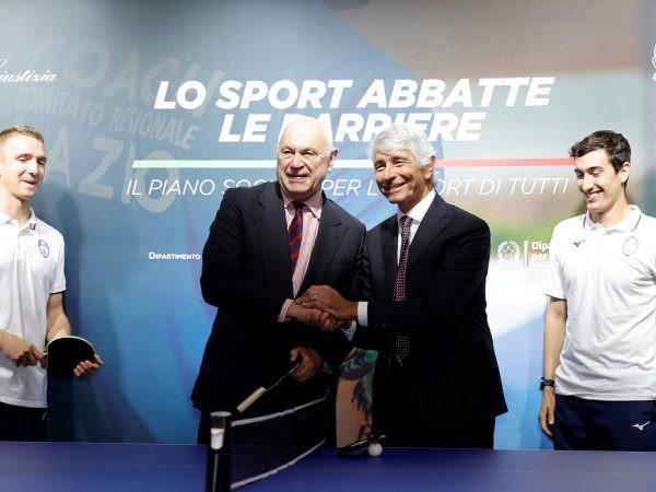 Il Ministro Carlo Nordio con il Ministro Andrea Abodi (foto del Ministero della Giustizia)