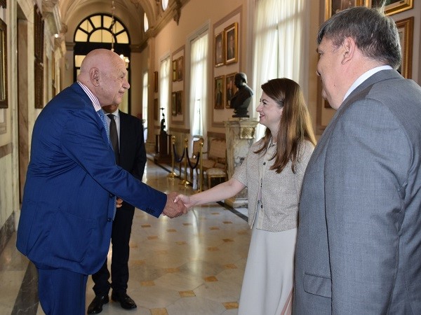 Nordio con Ministra della giustizia moldava Veronica Mihailov-Muraru