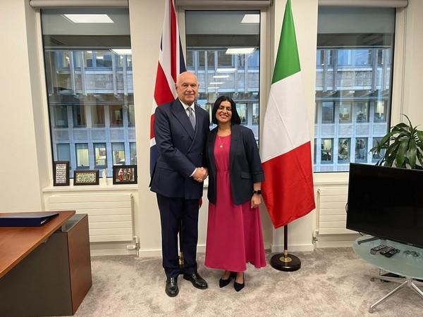 Nordio con Shabama Mahmood - Lord Chancelor